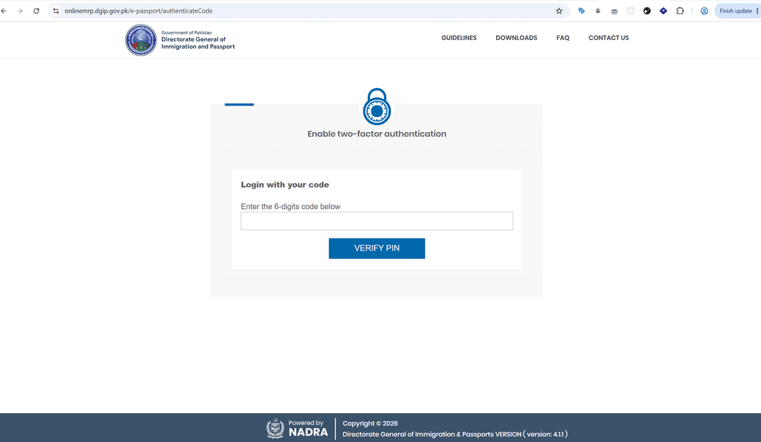 DGIP 2FA Not Working?
